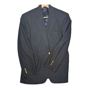 Brooks Brothers Navy Blazer with Gold Buttons